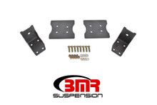 BMR TBR003H - 79-04 Fox Mustang Lower Torque Box Reinforcement Plates - Black Hammertone