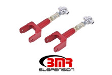 BMR UTCA047R - 68-72 A-Body Upper Control Arms On-Car Adj. Rod Ends - Red