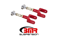 BMR UTCA041R - 79-04 Fox Mustang Upper Control Arms On-Car Adj. Rod Ends - Red