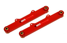 BMR TR002R - 10-15 5th Gen Camaro Rear Non-Adj. Toe Rods (Polyurethane) - Red