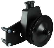 Borgeson 800330 -  Power Steering Pump Kit - P/N:  - Ford power steering pump upgrade. Fits Ford 289/302/351W. Includes pump, bracket, pulley and hardware. Painted black