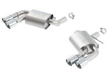 Borla 11921 - 16 Chevy Camaro 6.2L Atak Rear Section Exhaust w/o Dual Mode Valves