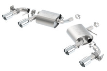 Borla 11931 - 2016 Chevy Camaro V6 AT/MT ATAK Rear Section Exhaust w/ Dual Mode Valves