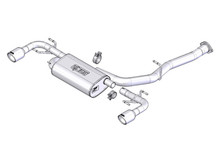 Borla 1014015 - 03-09 Mazda RX-8 1.3L Single Round Rolled Angle-Cut Cat-Back Exhaust