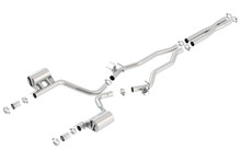 Borla 140675 - 2015-2022 Charger SRT 392 / Scat Pack 6.4L Atak Catback Exhaust Single Split Rear Exit