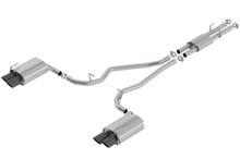 Borla 140821BC - 2020 Ford Explorer ST 3.0L V6 2.25in ATAK Exhaust - Black Chrome Tips