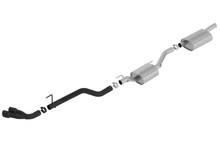 Borla 140811CB - 2020 Jeep Gladiator JT 3.6L V6 AWD Touring Catback w/ Dual Black Tips