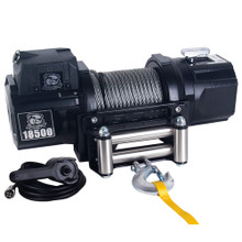 Bulldog Winch 10059 - 18,500lb Heavy-Duty Winch with 85ft Wire Rope