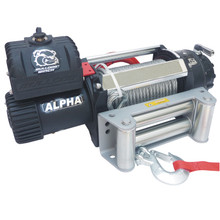 Bulldog Winch 10047 - 15,000 LB Truck Winch 80 Ft Wire Rope Roller Fairlead