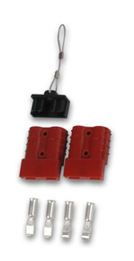 Bulldog Winch 20047 - Quick Connect Set 50A 6AWG Includes Dust Cover W/Wire Tether