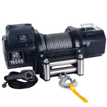 Bulldog Winch 10057 - 16,500lb Heavy-Duty Winch with 92ft Wire Rope