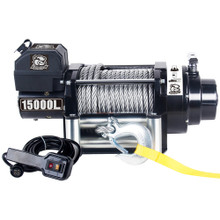 Bulldog Winch 10063 - 15000 LB Winch Premium Series Wound Motor HD Wire Rope