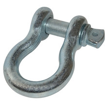 Bulldog Winch 20117 - 1 Inch Bow Shackle 17k LB WLL Silver