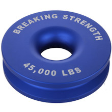 Bulldog Winch 20401 - 6.25 Inch Recovery Pulley 45,000 Breaking Strength for Synthetic Rope