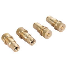 Bulldog Winch 42068 - Automatic Tire Deflators Brass Set of 4