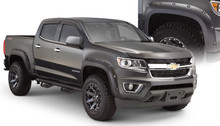 Bushwacker 40969-02 - 15-18 Chevy ado Fleetside Pocket Style Flares 4pc 61.7in Bed - Black