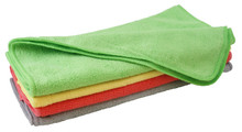 Carrand 45067 - Microfiber Towels; 12 in. x 16 in.; Assorted Colors; 12 Pack;