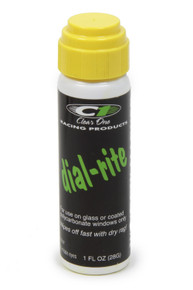 Clear One Racing DRP2 - Dial-In Window Marker Yellow 1oz Dial-Rite