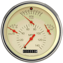 Classic Instruments TE40TSLF - Tetra Series, Tan Combination Gauge