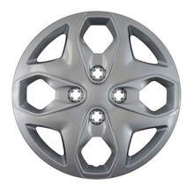 Coast To Coast IWC44415S - Wheel Cover 15 Inch 8 Pocket Silver Set Of 4 Push On