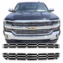 Coast To Coast IWCGI136 - Grille Insert Overlay 2 Piece Chrome Plated ABS