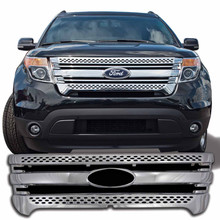 Coast To Coast IWCGI91 - Grille Insert Overlay Mesh Style 1 Piece Chrome ABS
