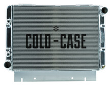 Cold Case Radiators FOG580A - 60-63 Galaxie Side Tank Aluminum Performance Radiator Automatic Transmission