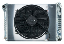 Cold Case Radiators CHN548AK - 68-79 Nova BB Aluminum Performance Radiator And 16 Inch Fan Kit AT