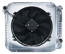 Cold Case Radiators FOT574AK - 66-77 Ford Bronco Aluminum Performance Radiator And 16 Inch Fan Kit