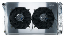 Cold Case Radiators GMA42AK - 68-72 A-Body Aluminum Radiator Automatic Transmission Dual 12 Inch W/12 Inch Fan Kit
