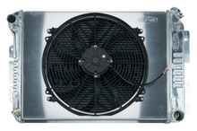 Cold Case Radiators CHC11K - 67-69 Camaro BB / Firebird Manual Transmission Aluminum Radiator And 16 Inch Fan Kit
