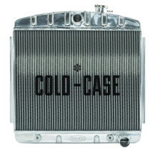 Cold Case Radiators CHT562A - 55-57 Tri-5 Chevy Aluminum Radiator (V8 Mount)