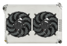 Cold Case Radiators CHN548SK - 68-79 Nova Big Block Dual 12 Inch Fans Manual Trans