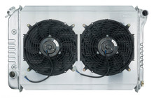 Cold Case Radiators FOM578AK - 1971-1973 Ford Mustang V8 Aluminum Radiator 26 Inch Auto Transmission Dual 12 Inch Fans