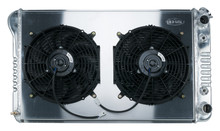 Cold Case Radiators CHC557A-1K - 70-81 Camaro/Firebird LS Swap With 35mm Hoses Aluminum Performance Radiator and 12 Inch Fan Kit