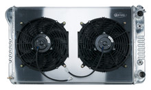Cold Case Radiators CHC547A-1K - 67-69 Camaro/Firebird LS Swap With 35mm Hoses Aluminum Radiator and 16 Inch Fan Kit