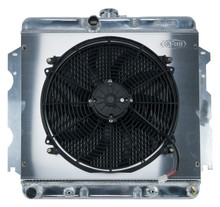 Cold Case Radiators MOP751AK - 62-74 A,B,C,E Body SB Aluminum Performance Radiator And 16 Inch Fan Kit AT 18x22 Inch