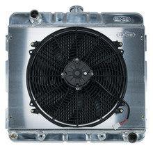 Cold Case Radiators MOP755AK - 70-72 A,B Body SB Aluminum Performance Radiator And 16 Inch Fan Kit AT 17x22 Inch