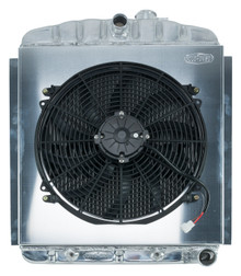 Cold Case Radiators GMT568AK - 47-54 Chevy Truck Aluminum Radiator And 16 Fan Kit