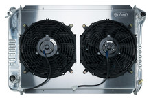 Cold Case Radiators LMM570-1K - 87-93 Mustang Aluminum Radiator 1 InchCore Dual 12 Inch Fans
