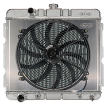 Cold Case Radiators MOP756A-5K - 67-69 Mopar A-Body BB Aluminum Performance Radiator with 16 Inch Fan Kit