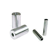 Competition Engineering C2023 - Spring Shackle Bushing - Rear - 1.625 in OD x 3.25 in long - 9/16 in Bolt - Aluminum - Natural - GM F-Body / X-Body - Pair