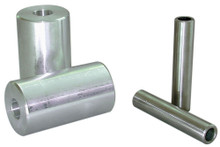 Competition Engineering C2022 - Spring Shackle Bushing - 2 in OD x 3.625 in long - 1/2 in Bolt - Aluminum - Natural - GM F-Body / X-Body - Pair