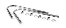 Competition Engineering C7032 - J-Bolt - Suspension Bars - 1/2-13 in Thread - Lock Nuts / Washers included - Steel - Zinc Oxide - Universal - Kit