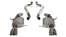 Corsa Performance 14568 - 2.5 Inch Cat-Back Sport Dual Rear Exhaust 3.0 Inch Polished Tips 08-12 BMW M3 E92 Coupe/Convertible Stainless Steel  Performance