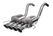 Corsa Performance 14777 - Corvette 2.75 Inch Axle-Back w Dual Mode NPP Dual Rear Exit with Quad 4.5 inch Polished Pro-Series Tips