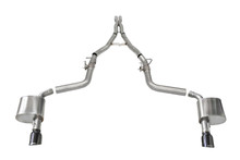 Corsa Performance 21072BLK - 2015-2023 Charger SRT/Hellcat/Redeye 2.75in Valved Catback DRE w/ Single 4.5in Blk PVD Tips