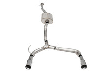Corsa Performance 21210 - 21-25 Ford Bronco 2.7L 4-Door 2.75in Cat-Back Dual Rear Exhaust w/4in Straight-Cut Polish Tips