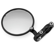 CRG Constructors HSLS-200-L - CRG Hindsight Folding 3 in. Round Bar-End Mirror Left - Black