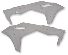 Cycra 1CYC-1868-42 - 17-20 Kawasaki KX250F Powerflow Radiator Shrouds - White